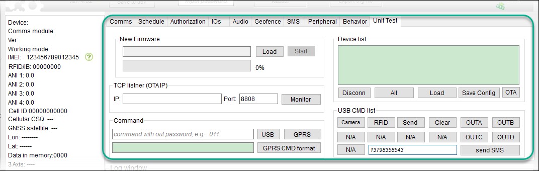 gps tracking device configuation software