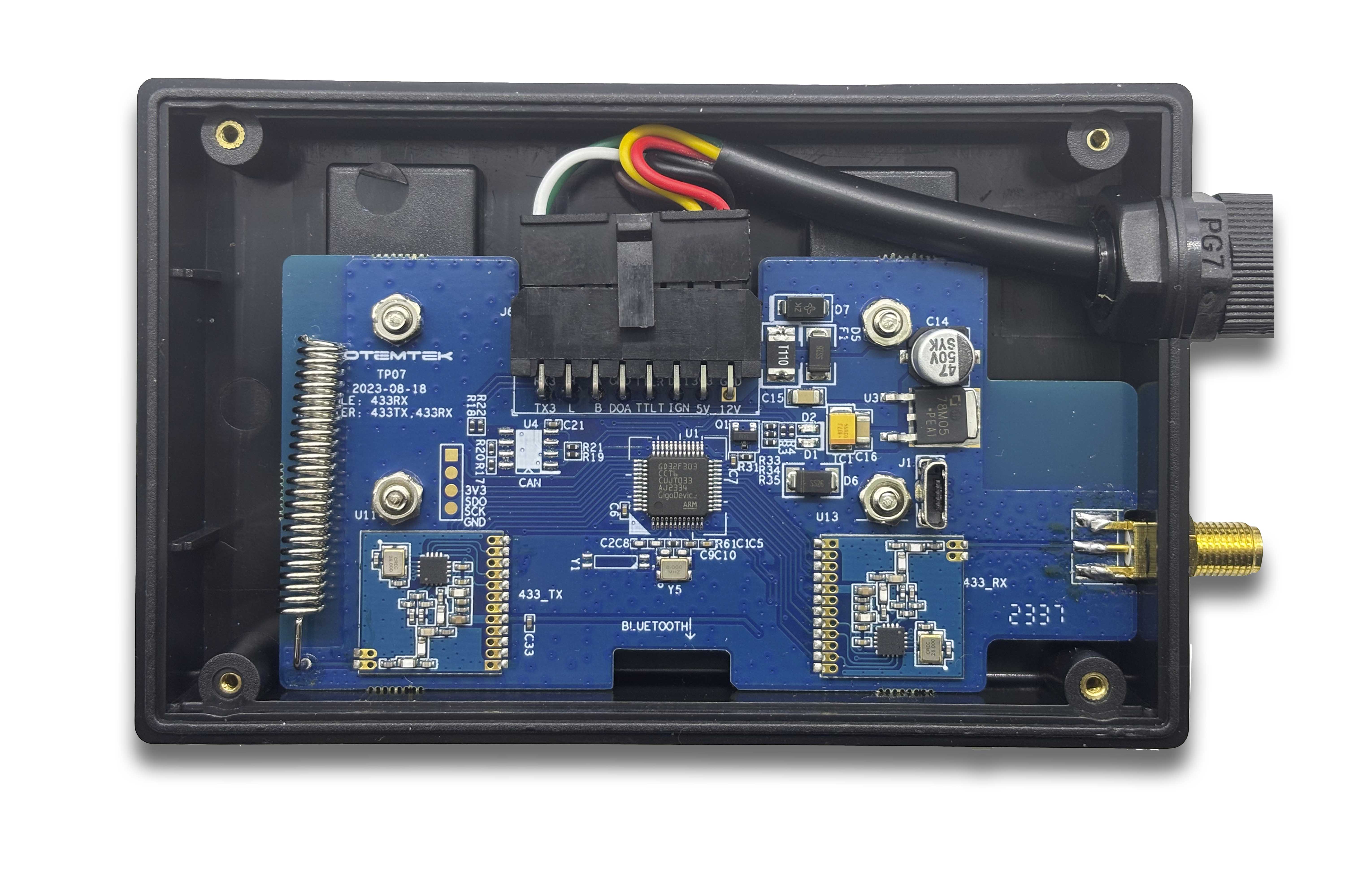 TPMS receiver TP07 layout
